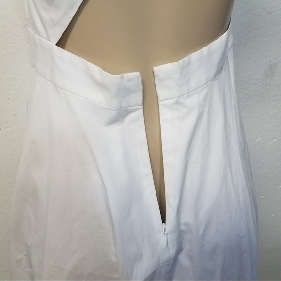MODA White Cross Back Cami Dress 4 Small - Picture 5 of 8